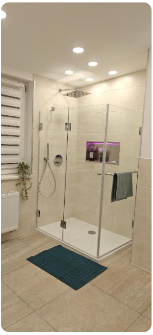 Panoramablick – Dusche